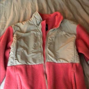 Pink northface jacket